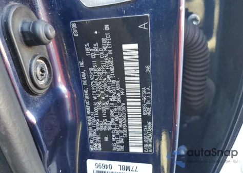 2008 Toyota Sequoia Sr5 из США, поврежденный, VIN 5TDBY64A08S013878